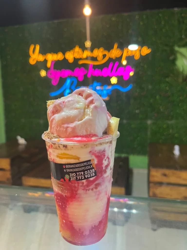 Cholado pequeño con helado